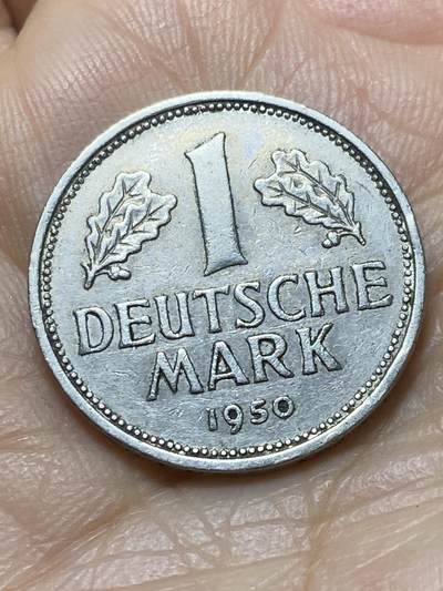 2025年第一百三十八场(总第一百六十四场）外国好品散币场(免佣金) - 德国🇩🇪1950年1德国马克(J标，汉堡造，首发年)
