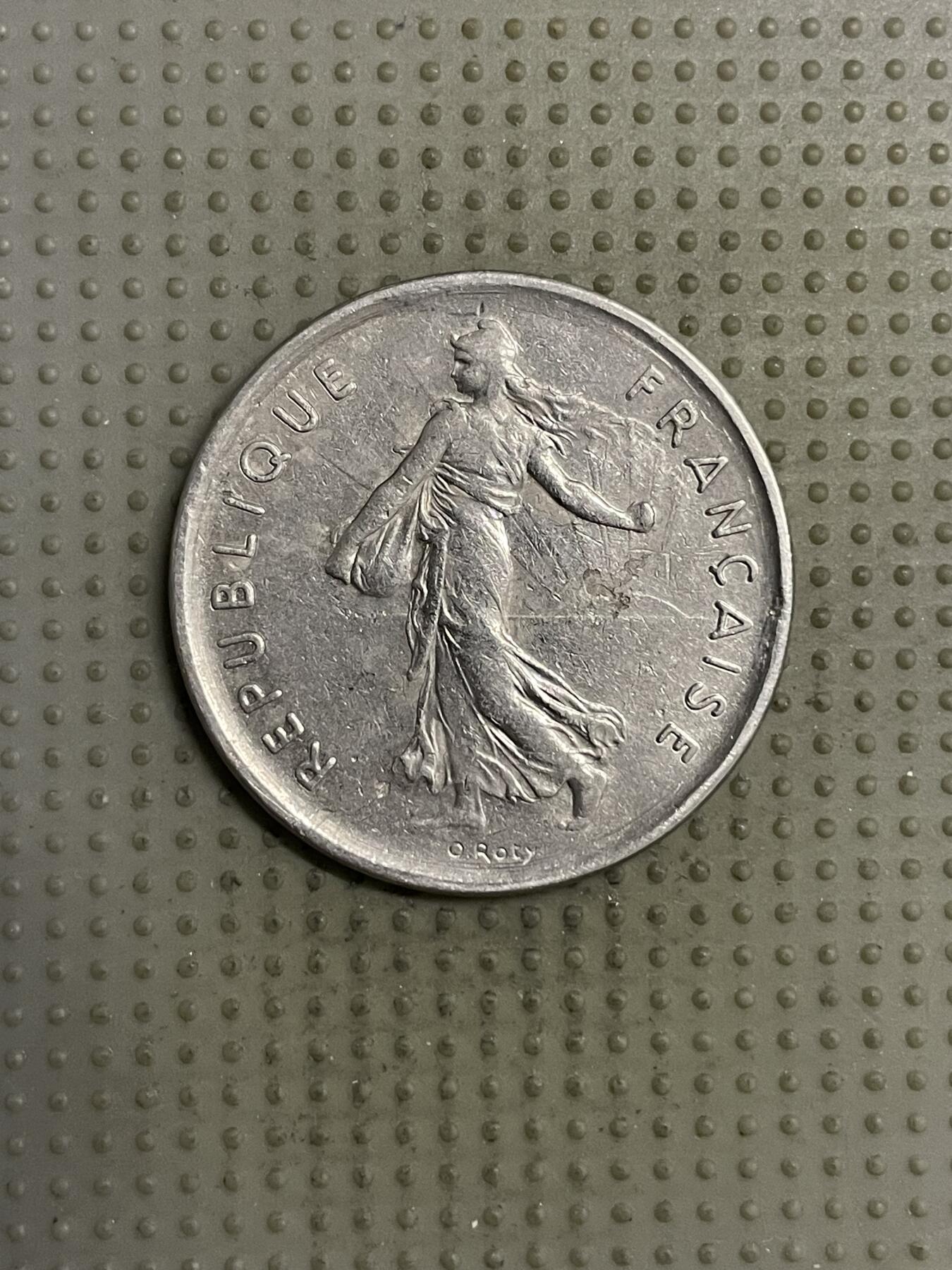 2025年第143场各国散币拍卖（总第143场） 法国1971年5法郎