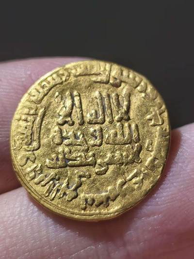 精品！中世纪-阿拉伯帝国 阿巴斯金币 拉希德 大字版 3.7克