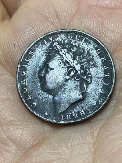 2025年第一百三十九场(总第一百六十五场）外国好品散币场(免佣金) - 少见–英国🇬🇧1828年1法新(乔治四世时期)