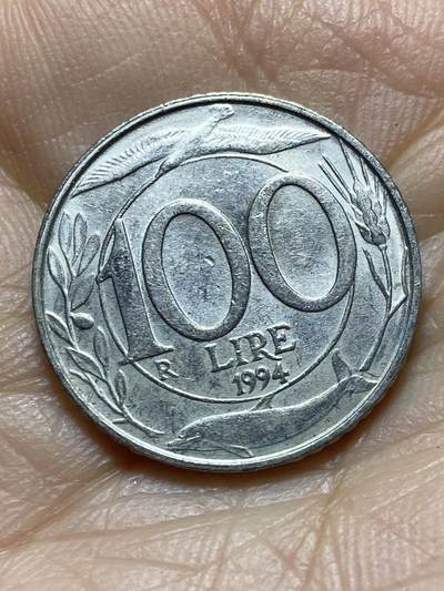 2025年第一百三十八场(总第一百六十四场）外国好品散币场(免佣金) - 意大利🇮🇹1994年100里拉