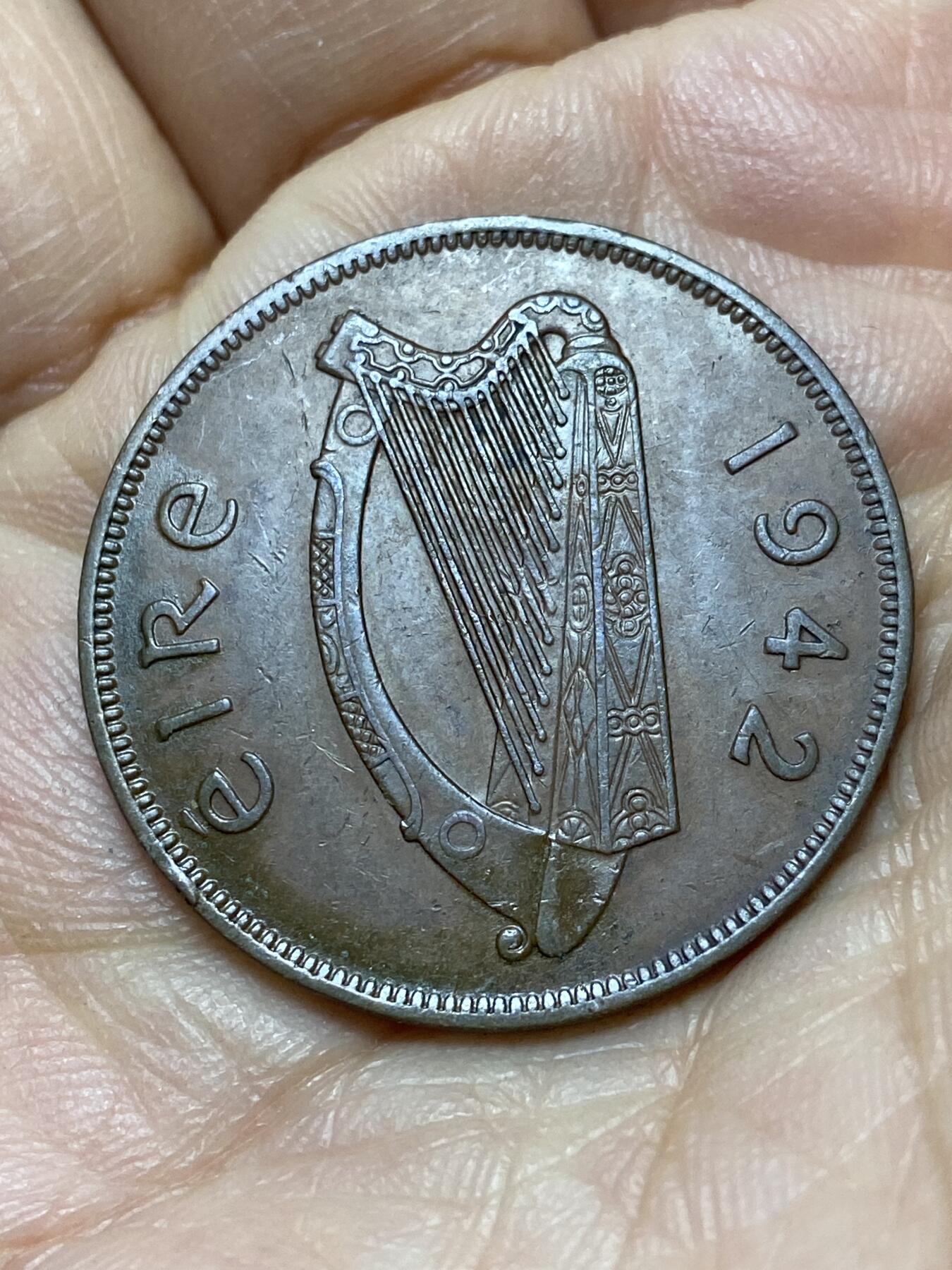 2025年第一百三十九场(总第一百六十五场）外国好品散币场(免佣金) 爱尔兰🇮🇪1942年1便士(共和国时期第一套)