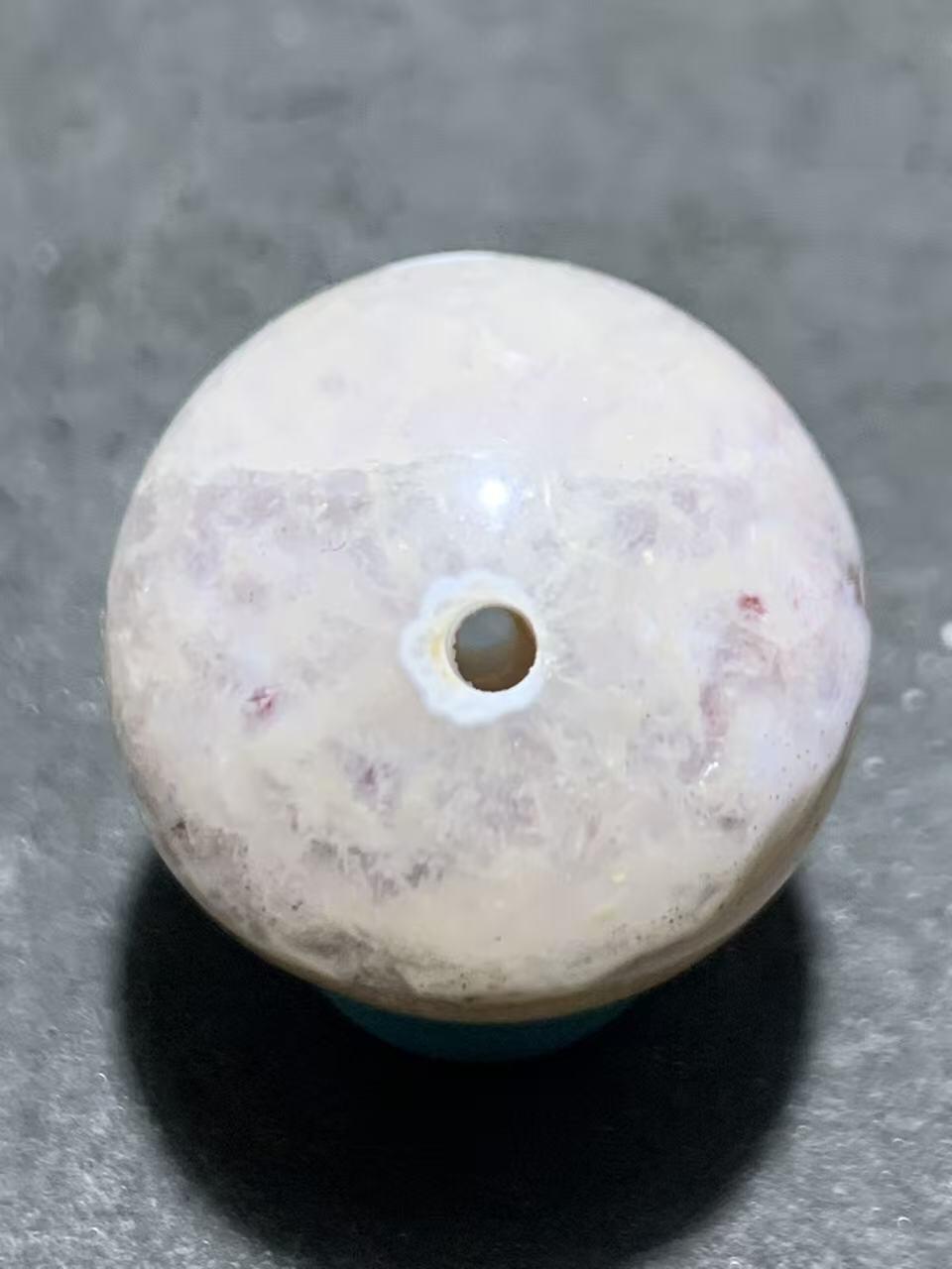 冰飘糖心料战国红玛瑙2.0圆珠一颗！