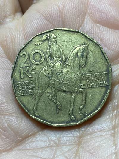 2025年第一百三十八场(总第一百六十四场）外国好品散币场(免佣金) - 捷克共和国🇨🇿1993年20克朗(首发年，c版汉堡造)