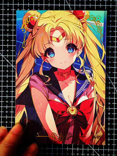 琦卡当当铺～第26期★★各种小漏~支持寄存★★~【9点40结束】扫码加群抽[包邮券]~ - 美少女战士-双折卡-厚卡-1张