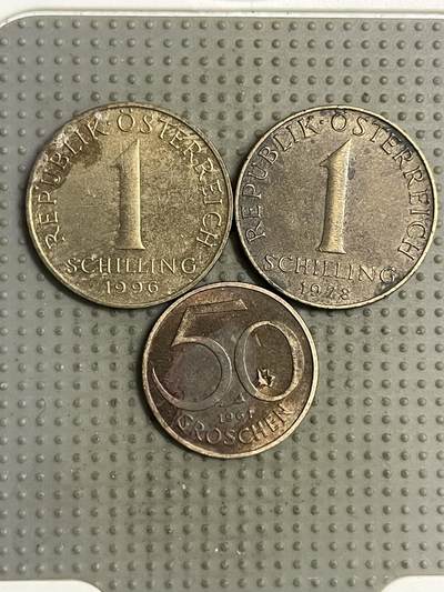 2025年第143场各国散币拍卖（总第143场） - 奥地利3枚