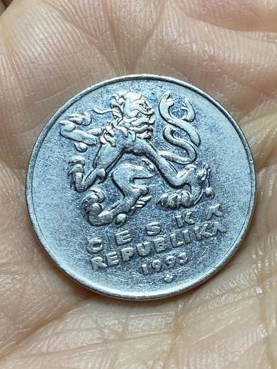 2025年第一百三十八场(总第一百六十四场）外国好品散币场(免佣金) - 捷克共和国🇨🇿1993年5克朗(首发年，枫叶标，加拿大造)