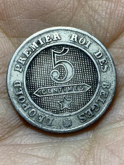 2025年第一百三十八场(总第一百六十四场）外国好品散币场(免佣金) - 比利时🇧🇪1861年5分(利奥波德一世时期，第二版首发年)