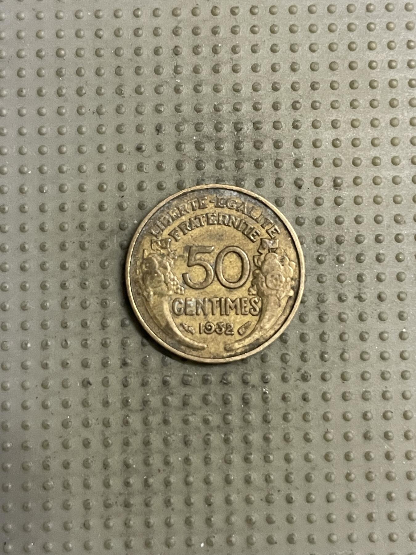 2025年第143场各国散币拍卖（总第143场） 法国1932年50生丁