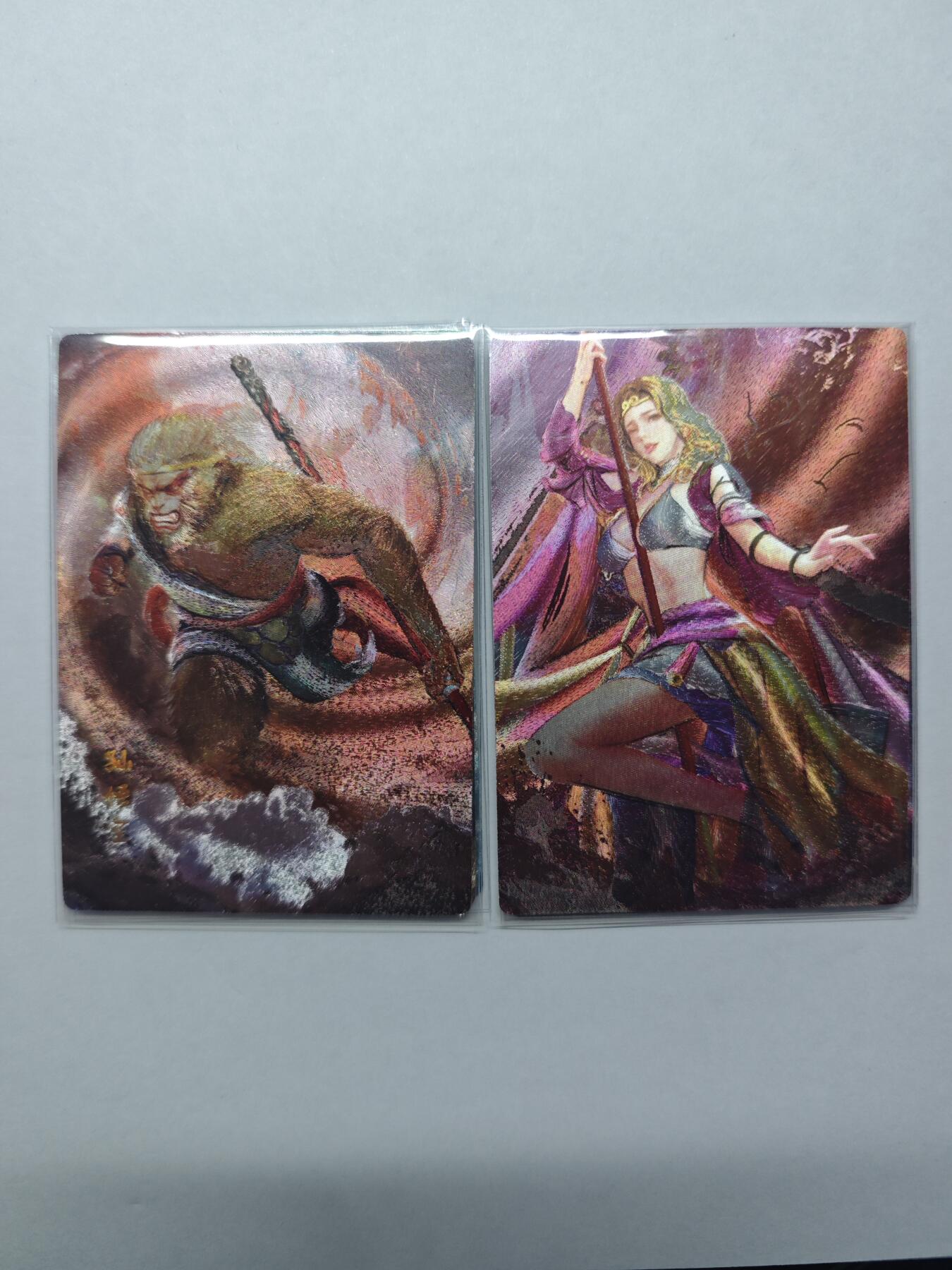 开心玩卡，快乐生活(第五期) 丹青-丹青西游妖魔录一单齐，32张全粗全+3张特卡