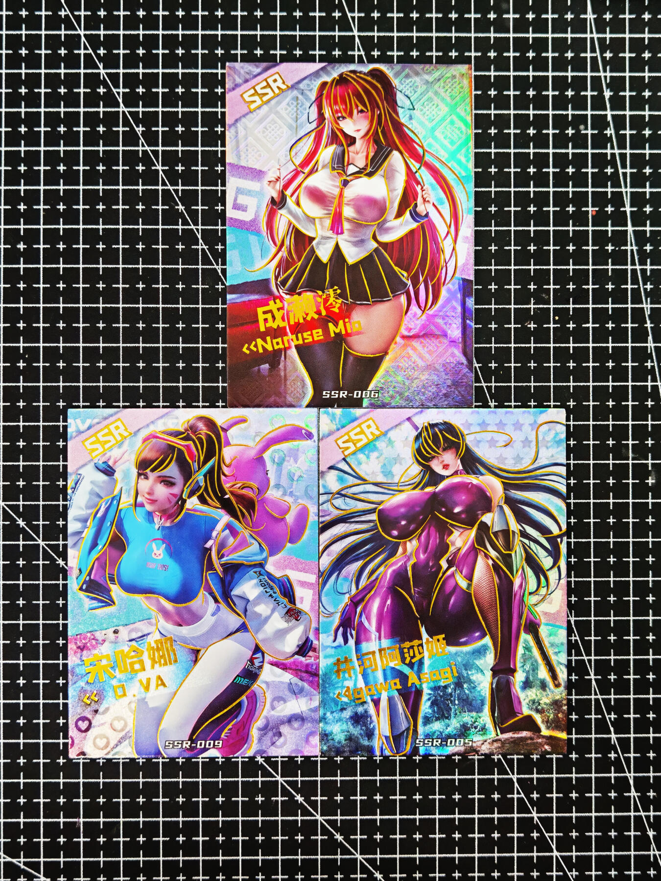 琦卡当当铺～第26期★★各种小漏~支持寄存★★~【9点40结束】扫码加群抽[包邮券]~ 虚拟计划-女神狂欢系列-SSR-成濑澪+宋哈娜+井河阿莎姬-3张