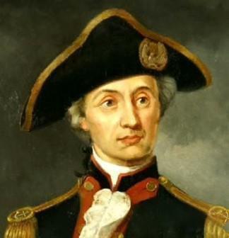 1936年美国为纪念独立战争发行的海军名将邮票