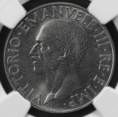 修遠堂世界钱币第九十八期 - NGC MS66 1942年意大利1里拉 冠军分