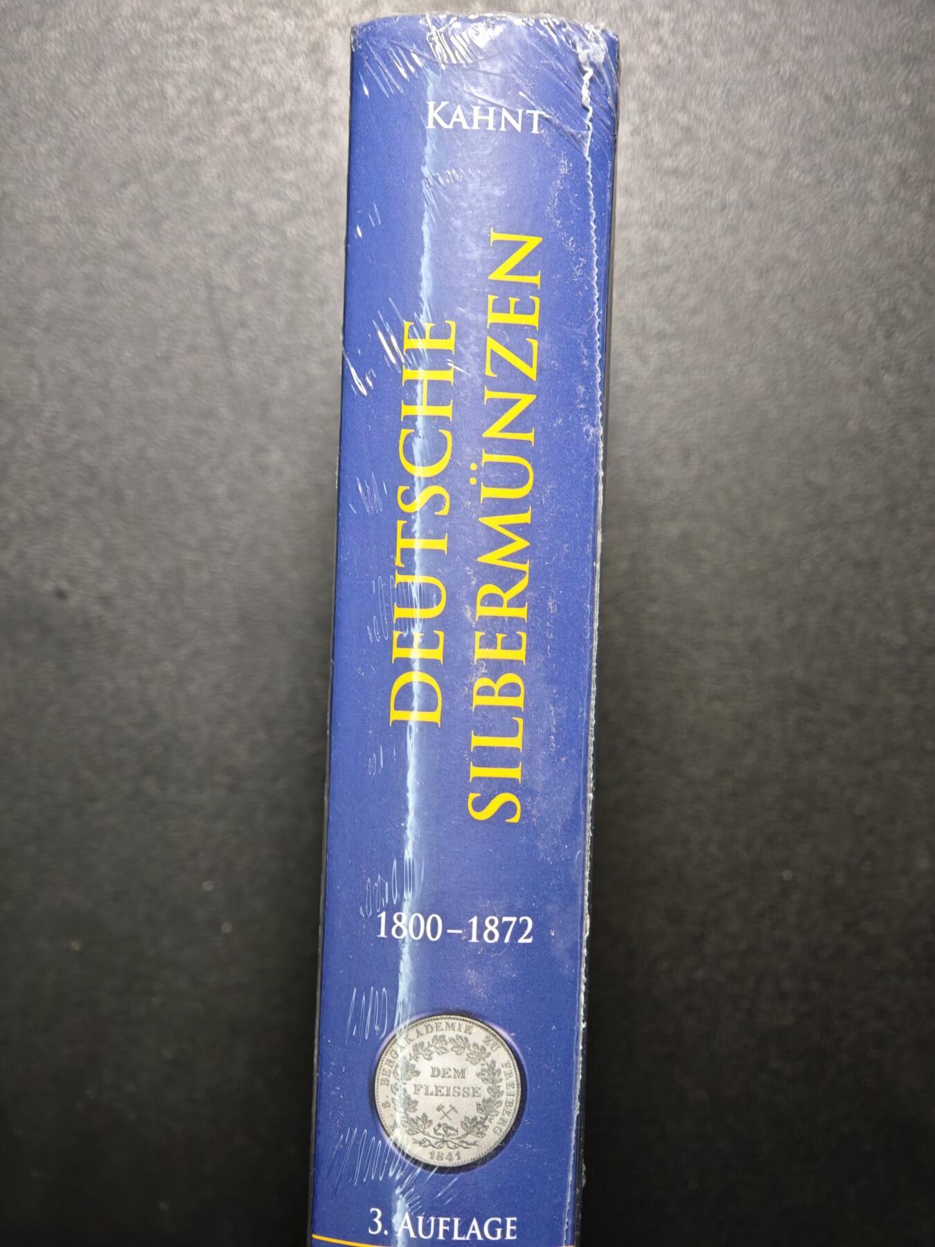 【德藏】世界币章拍卖第158期（拍品征集中~欢迎藏友联系） 全新未拆封 1800-1872年德国银币目录 从半泰勒到2泰勒 铜版纸印刷 全书约706页