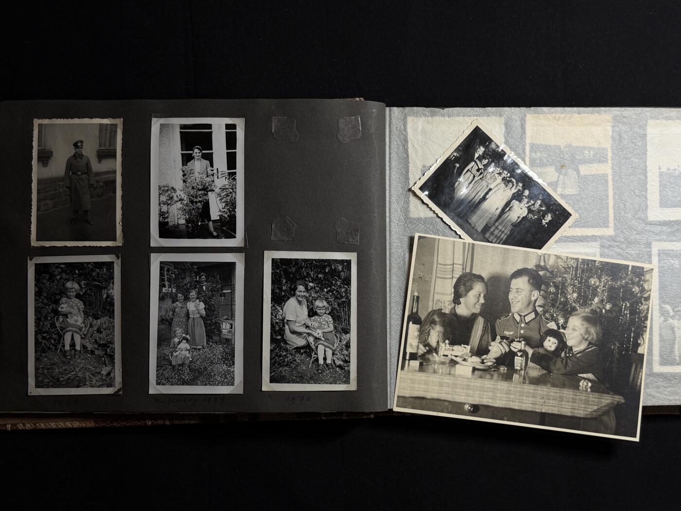 欢庆元旦！戎马世界章牌大赏第109期元旦大拍 铭记历史！德国二战老兵相册，照片约150张，记录了一个德国家庭的生活，包括婚姻、家庭、战争与城市废墟等内容，战前及法国战役相关照片（包括跨过马恩河）