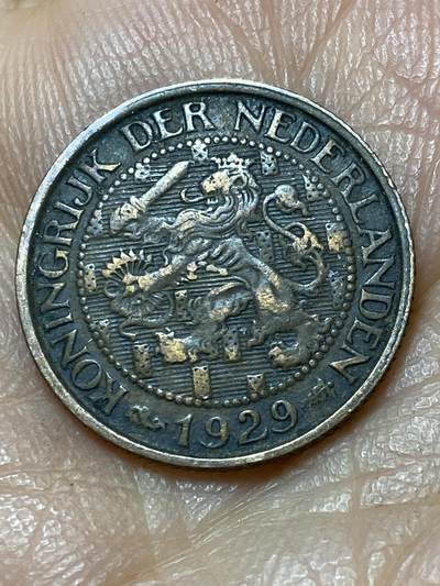 2025年第一百三十九场(总第一百六十五场）外国好品散币场(免佣金) - 荷兰🇳🇱1929年1分(威廉明娜女王第六版前期，Seahorse –海马标)