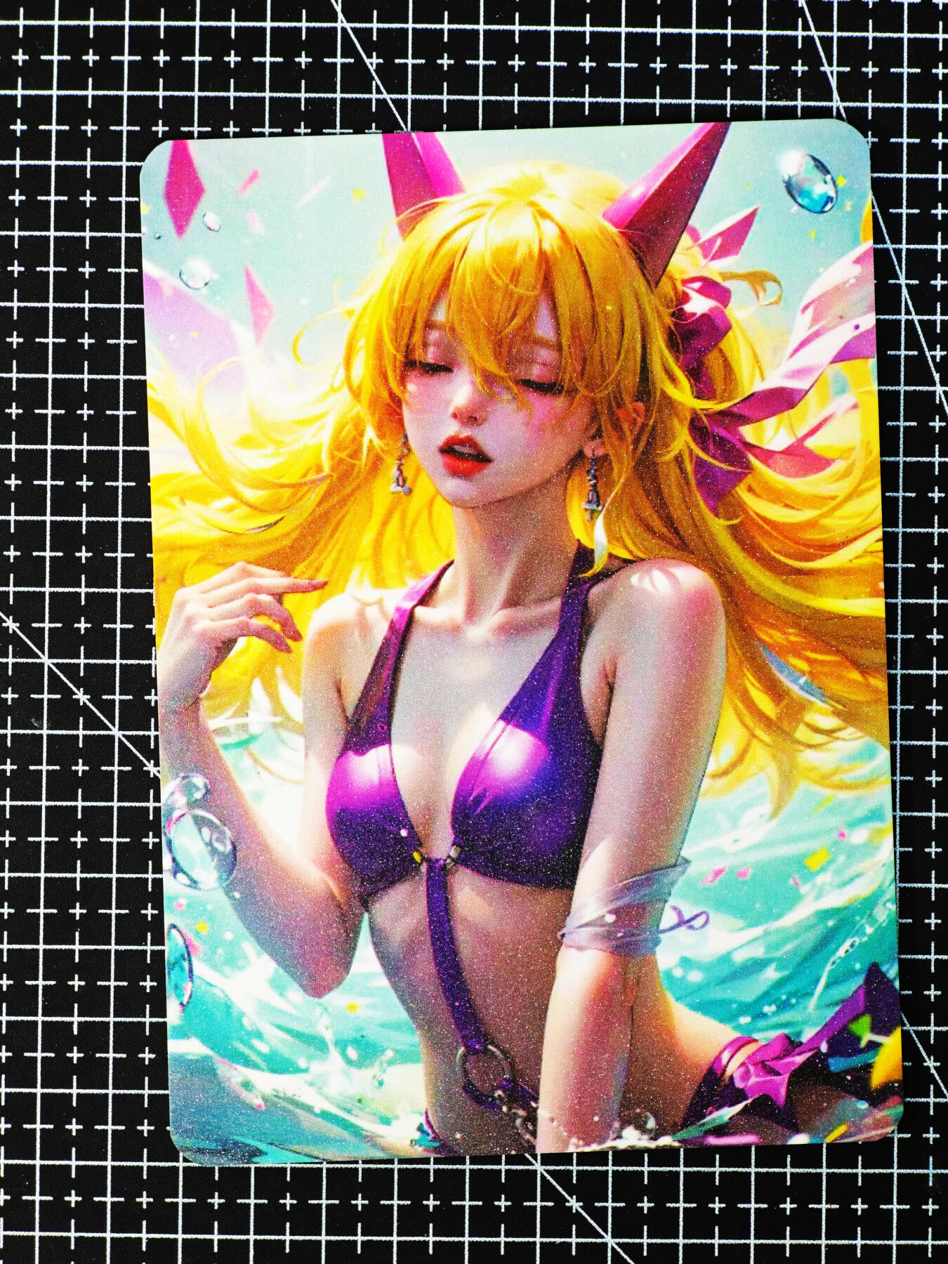 琦卡当当铺～第26期★★各种小漏~支持寄存★★~【9点40结束】扫码加群抽[包邮券]~ 丁达尔文创-色纸-比正常卡大一圈-小狐狸-1张