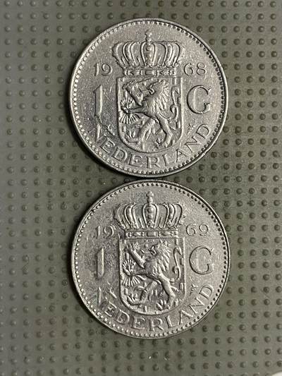 2025年第143场各国散币拍卖（总第143场） - 荷兰1盾2枚