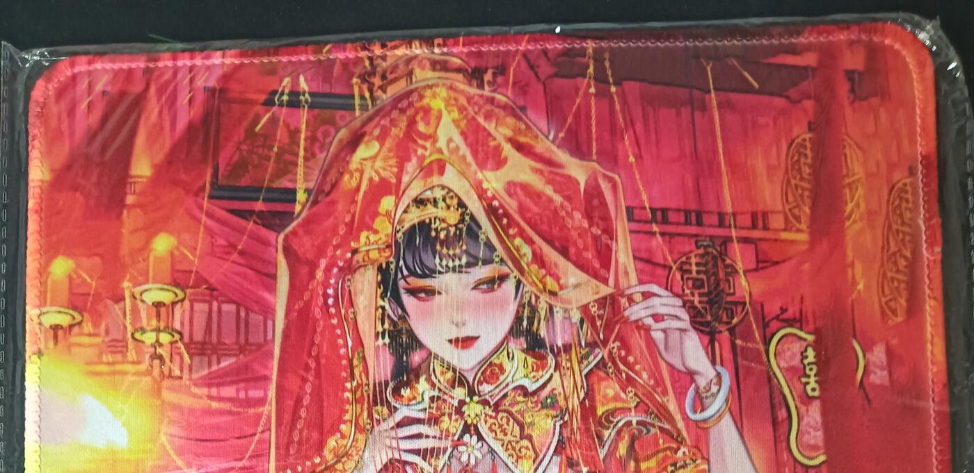 花开卡拍第53期（12月28号周日截拍，品控勿拍!!!拍品不寄存，运费5元，自制卡难免瑕疵，可能存在轻微撞角爆边等出厂瑕疵，品控介意勿拍！） 砖家艳绝西游官方鼠标垫 高翠兰 尺寸25*30cm，已绝版