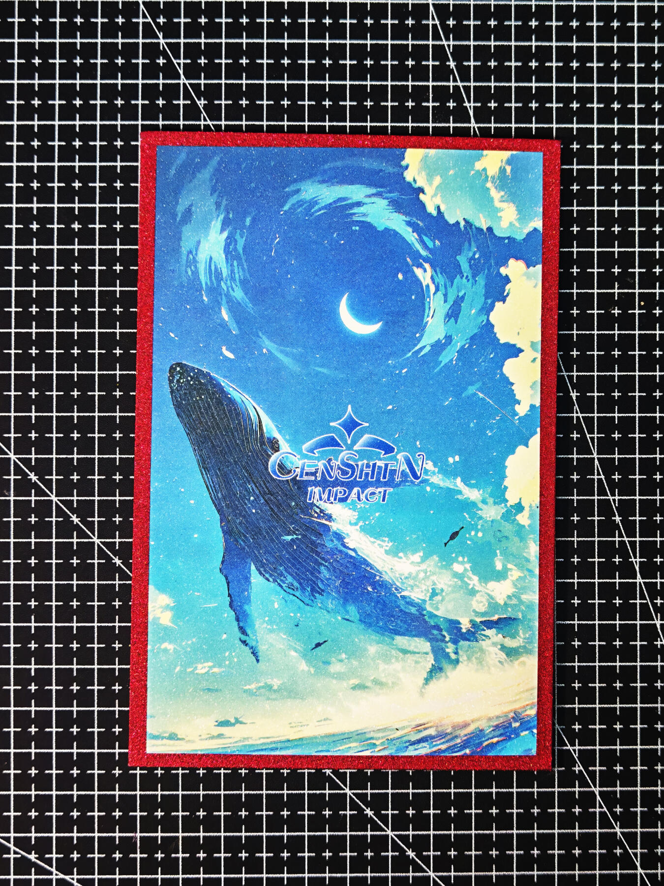 琦卡当当铺～第26期★★各种小漏~支持寄存★★~【9点40结束】扫码加群抽[包邮券]~ ACT-色纸-比正常卡大一圈-鲸鱼少女-1张