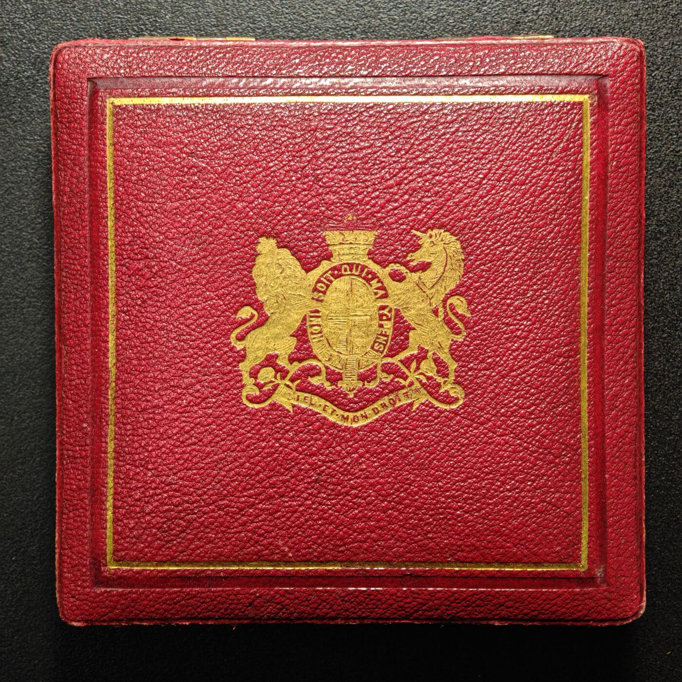 【德藏】世界币章拍卖第158期（拍品征集中~欢迎藏友联系） 英国纪念章原盒 成色如图 直径约76mm