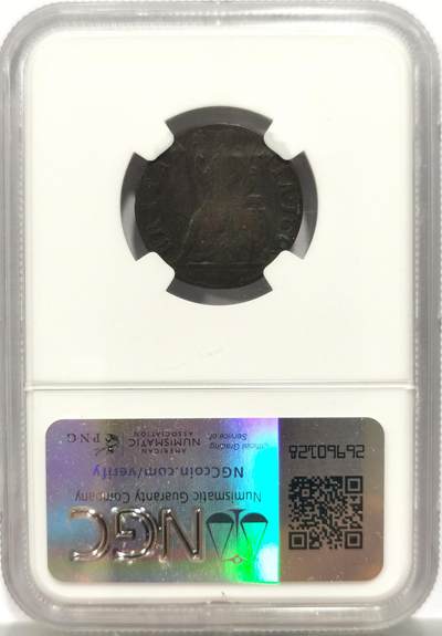博洋堂世界钱币拍卖第162期（全场包邮） NGC VG8 英国1699年威廉三世1/4便士铜币