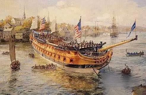 1936年美国为纪念独立战争发行的海军名将邮票