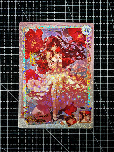 琦卡当当铺～第26期★★各种小漏~支持寄存★★~【9点40结束】扫码加群抽[包邮券]~ - 彩闪XR-色纸-大卡-折枝-1张（图二为瑕疵）