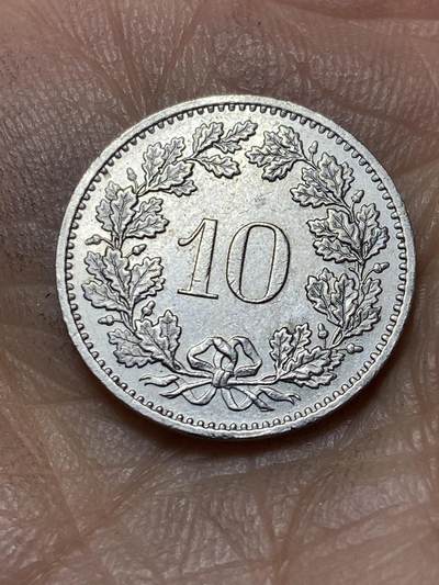 2025年第一百三十九场(总第一百六十五场）外国好品散币场(免佣金) - 瑞士🇨🇭1983年10拉彭(第五版，无标版)