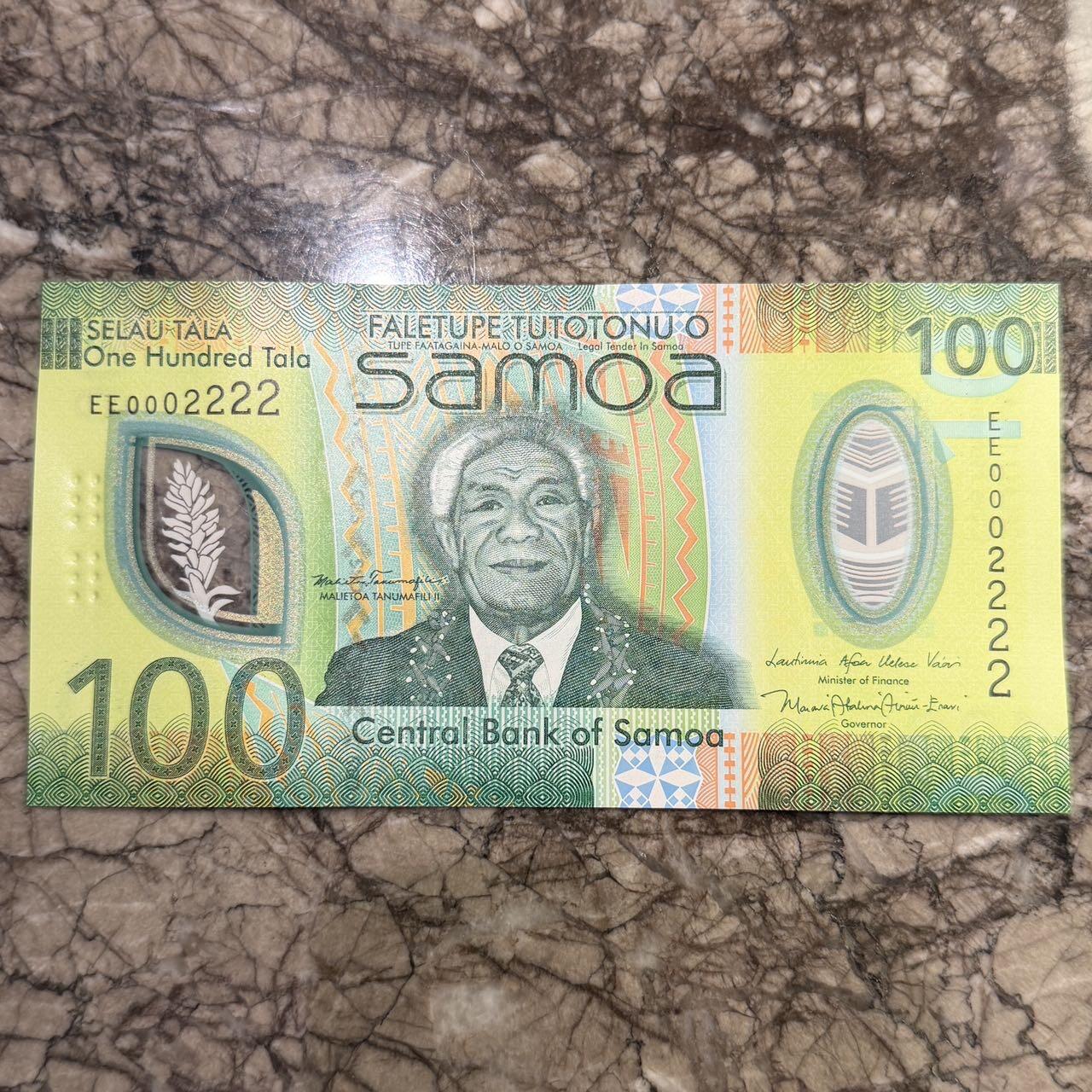 首发AA冠 整套全同号无47 新版斐济2025全套塑料钞 周日包邮发货（。。。新增了几张萨摩亚靓号在最后几拍） 首发2222号