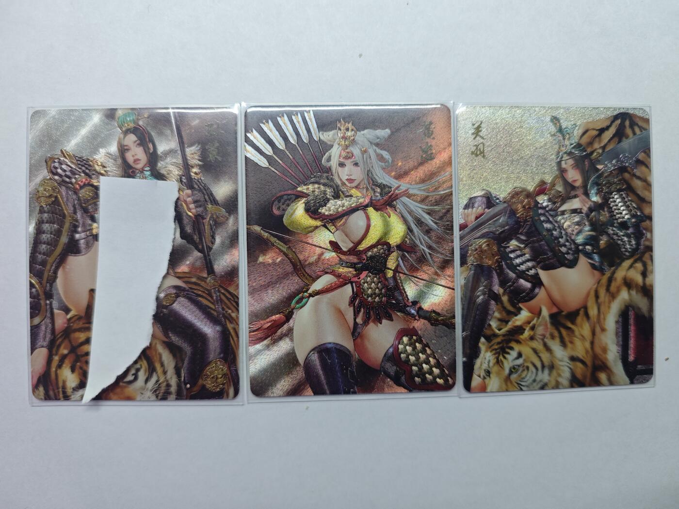 开心玩卡，快乐生活(第五期) 三国姬 炎卡 黑暗王朝 3张粗闪