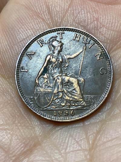 2025年第一百三十九场(总第一百六十五场）外国好品散币场(免佣金) - 好品–英国🇬🇧1936年1法新(乔治五世逝世年，第三版关门年)