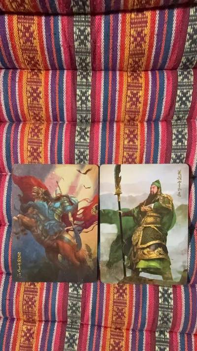 光影卡牌第27期，各家亲签，各家套卡，持续收拍品 - 燎原砖石闪关公2张