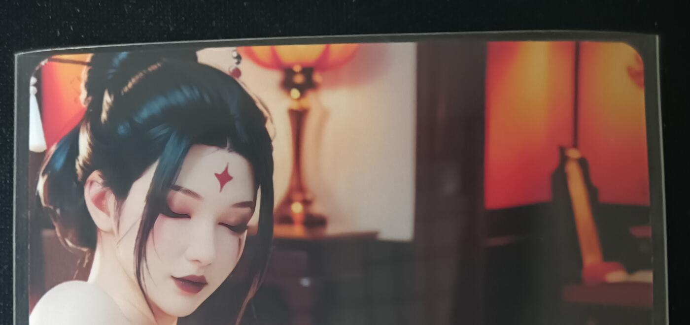 花开卡拍第53期（12月28号周日截拍，品控勿拍!!!拍品不寄存，运费5元，自制卡难免瑕疵，可能存在轻微撞角爆边等出厂瑕疵，品控介意勿拍！） 艺术甄选四妹正反面