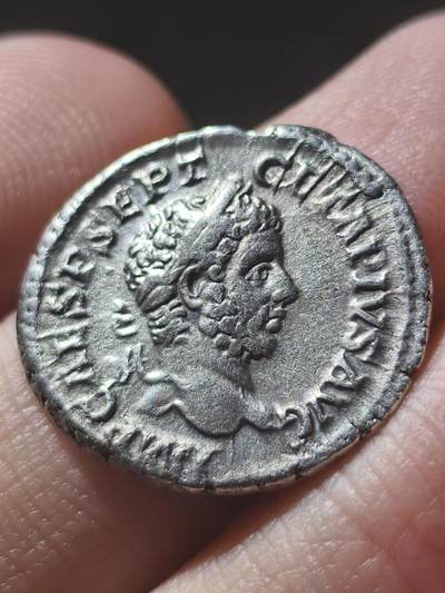 星盘世界钱币十二月二十七日古典币专场 - 少见！古罗马盖塔奥古斯都币钱币头像是盖塔本人的加了胡子显得成熟铭文称号信息丰富,最高统帅，凯撒，庇护者，奥古斯都。反面大祭司，二届保民官，二届执政官。3.5克