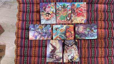 光影卡牌第27期，各家亲签，各家套卡，持续收拍品 - 奇点粗闪卡8张