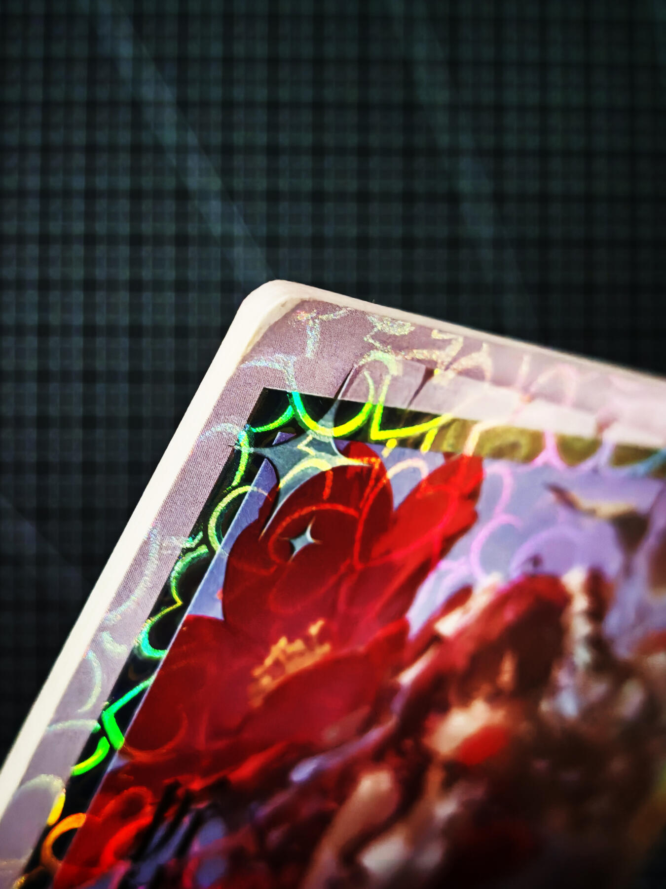 琦卡当当铺～第26期★★各种小漏~支持寄存★★~【9点40结束】扫码加群抽[包邮券]~ 彩闪XR-色纸-大卡-折枝-1张（图二为瑕疵）