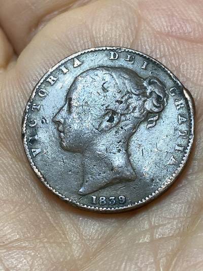 2025年第一百三十九场(总第一百六十五场）外国好品散币场(免佣金) - 英国🇬🇧1839年1法新(维多利亚女王青年时期)