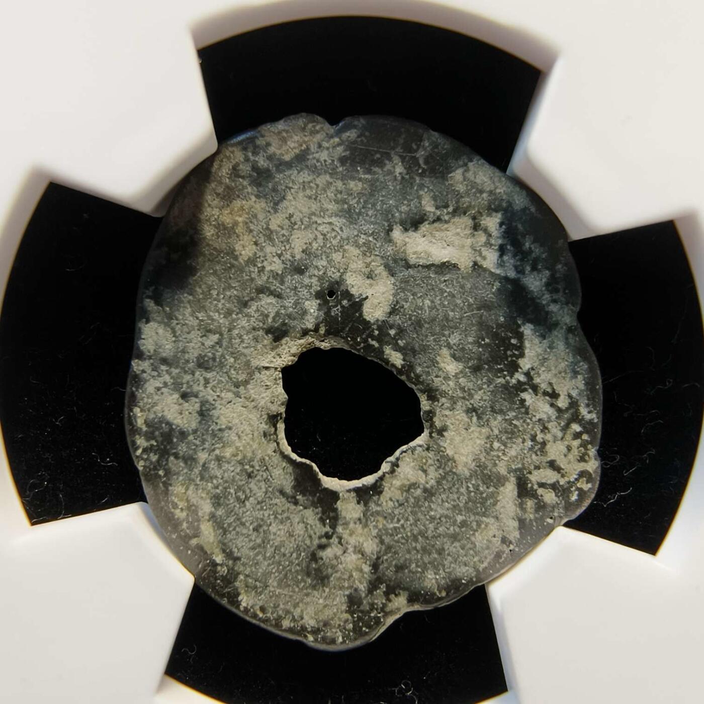 七河·世界钱币杂件水晶矿标小拍（总第31期） （10）k602昭武九姓·东曹国 沙米塔那王钱 华夏评级上美78分