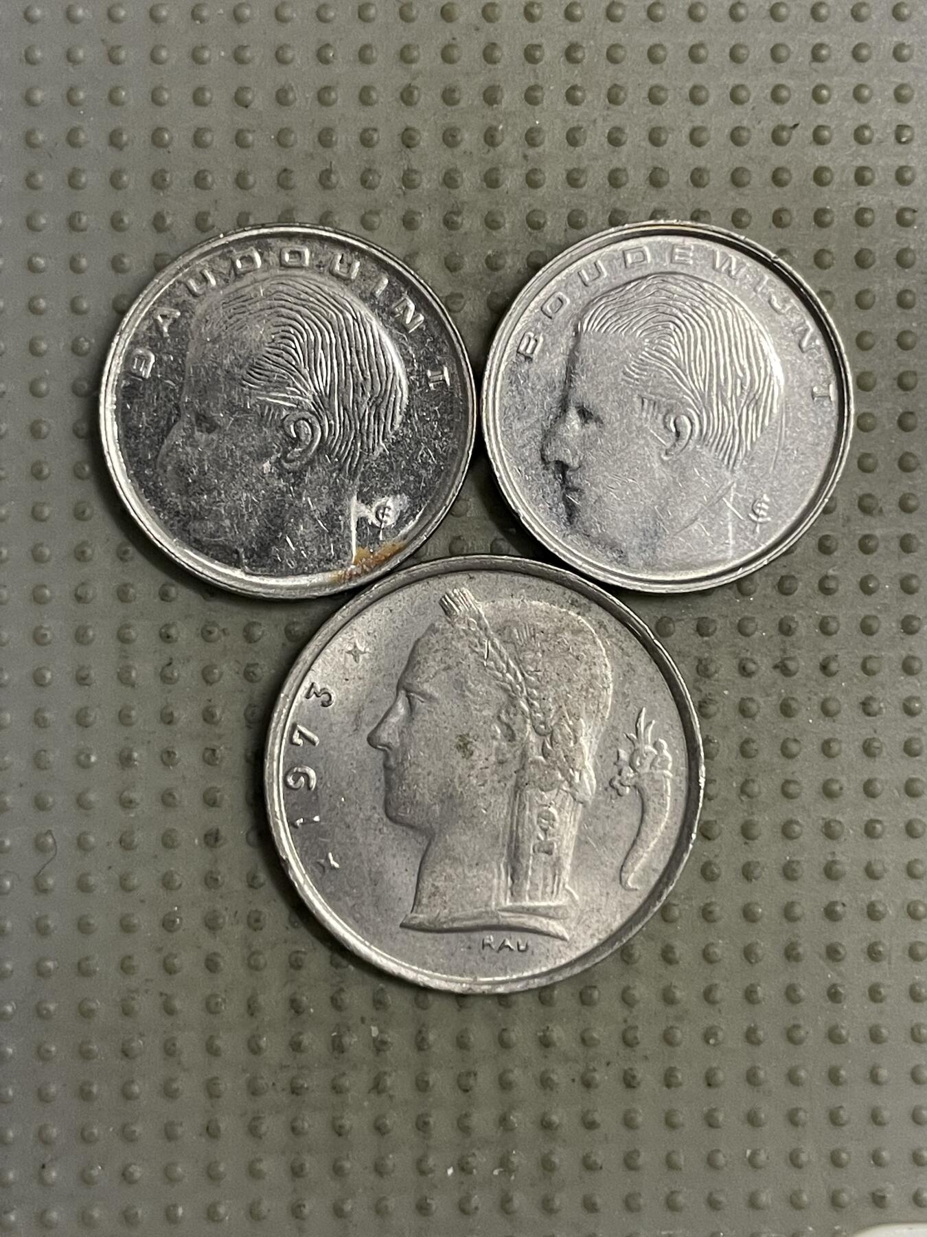 2025年第143场各国散币拍卖（总第143场） 比利时1法郎3枚