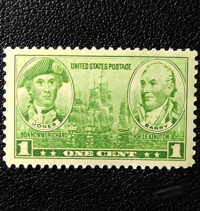 1936年美国为纪念独立战争发行的海军名将邮票 - 1936年美国为纪念独立战争发行的海军名将邮票