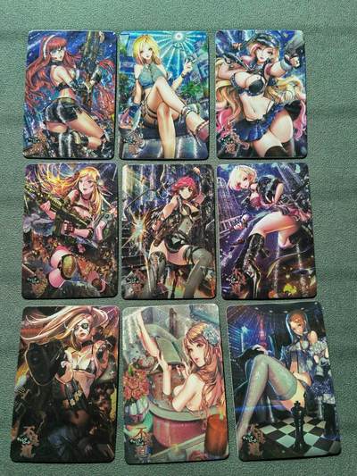 阳大大卡牌拍卖第88期（持续收拍品，周一晚上九点截拍，进群福利早知道） - 不良道女神卡9张