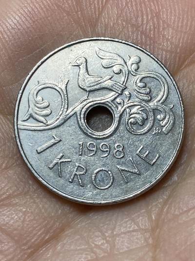 2025年第一百三十九场(总第一百六十五场）外国好品散币场(免佣金) - 挪威🇳🇴1998年1克朗(哈拉尔五世第二版)