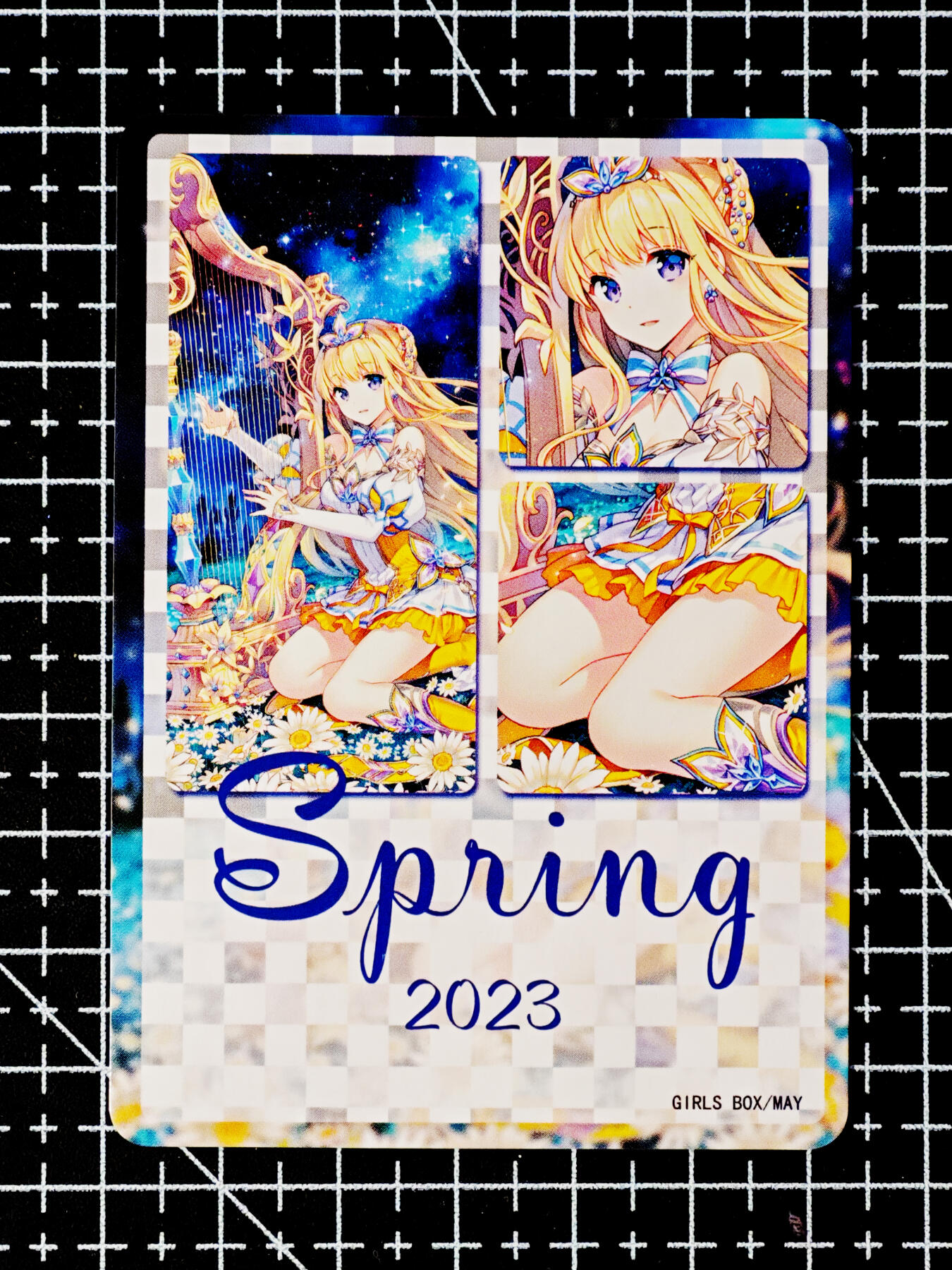 琦卡当当铺～第26期★★各种小漏~支持寄存★★~【9点40结束】扫码加群抽[包邮券]~ 二次元闪卡-兔殿下卡牌屋-抚琴少女-1张