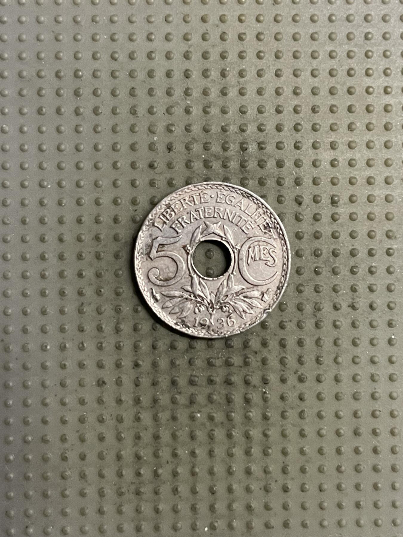 2025年第143场各国散币拍卖（总第143场） 法国1936年5生丁