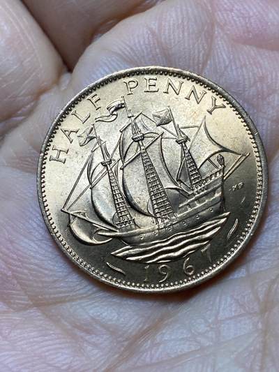 2025年第一百三十九场(总第一百六十五场）外国好品散币场(免佣金) - 原光好品–英国🇬🇧1967年半便士(伊丽莎白二世青年桂冠第二版，普制币关门年)