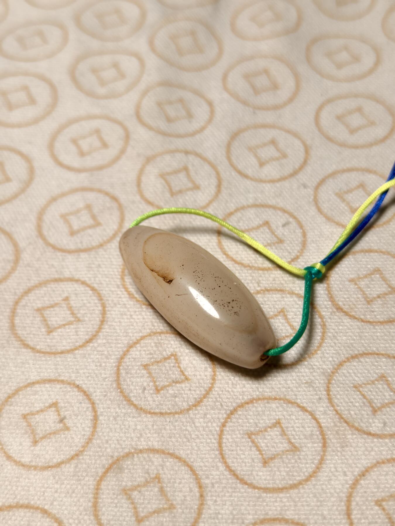 抚柳草堂-第三期章牌钱币 奖章勋章限时免佣 满百包邮 放漏专场 西亚阿契美尼德古珠 两千系皮壳熟旧老化痕迹自然 难得美品永久保真 珠径18.6mm长45.2重20.3g