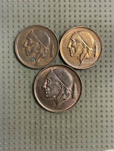 2025年第143场各国散币拍卖（总第143场） - 比利时3枚