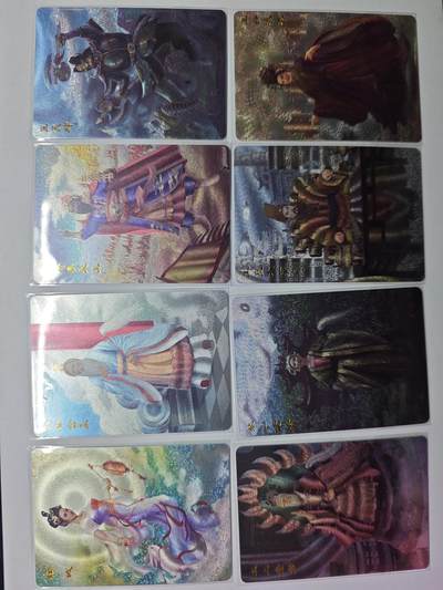 开心玩卡，快乐生活(第五期) - 阿福摩点众筹 央视西游40周年 正面粗闪反面普卡 天庭8人