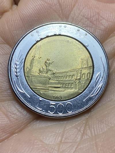 2025年第一百三十八场(总第一百六十四场）外国好品散币场(免佣金) - 意大利🇮🇹1983年500里拉